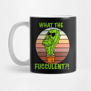 What the Fucculent Cacti Mug